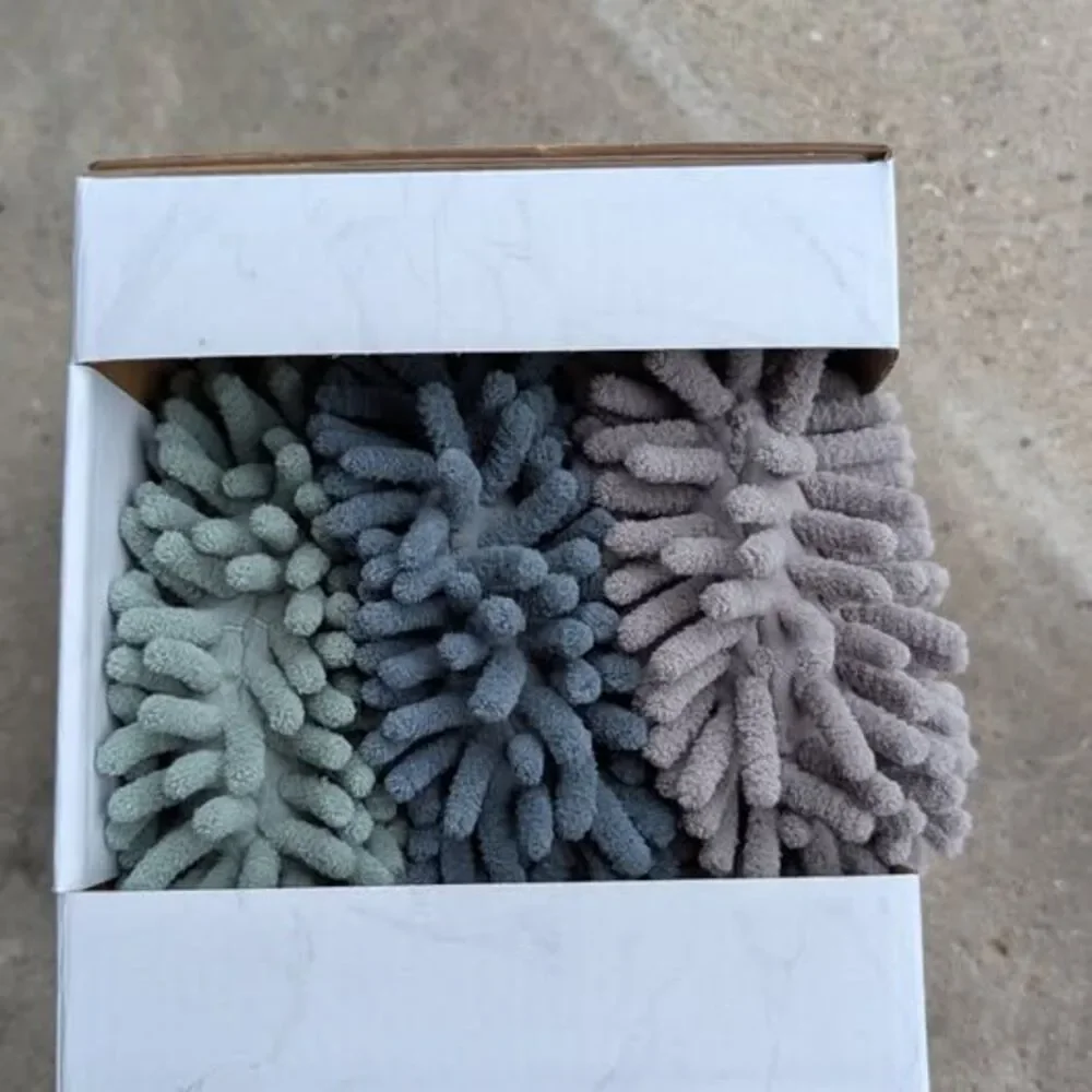 🆕 BRAND NEW Multipurpose Chenille Noodle Hand Towels (3-Pack)